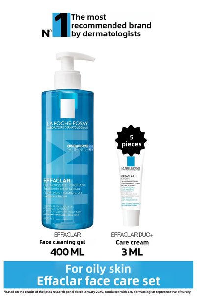 La Roche Posay Effaclar Skin Care Set for Oily and Acne Prone Skin