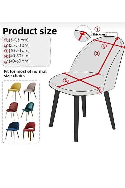 seltenet Washable Stretch Elastic Lycra Oval Chair Cover - Round Chair Cover