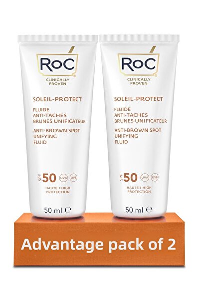 Roc Face Sunscreen Anti-Blemish - SPF50 50ml 2-Piece Advantage Pack