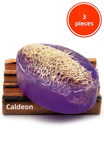 xdeonss صابون زيت اللافندر الطبيعي المصنوع يدويًا من ألياف اليقطين 120 جرام ×...