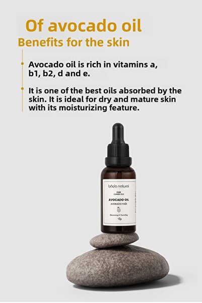 Bade Natural 30 ml Avocado Oil - Cold Pressed, 100% Pure