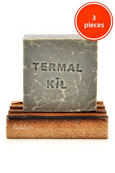 xdeonss Thermal Clay Soap Handmade Natural 120 g X 3 Pieces