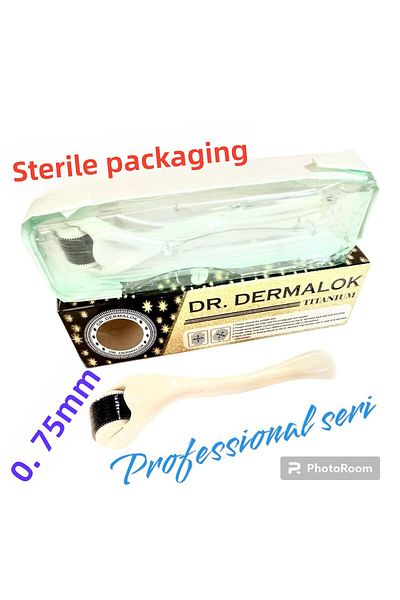 Dr.Dermalok Wholesale 25 Pieces Dermaroller 540 Needles 0.75mm White
