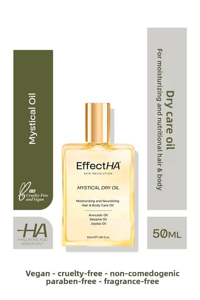 EffectHA Mystical Oil 50ml - Dry Care Oil, Moisturizing and Nourishing for Hair and Body