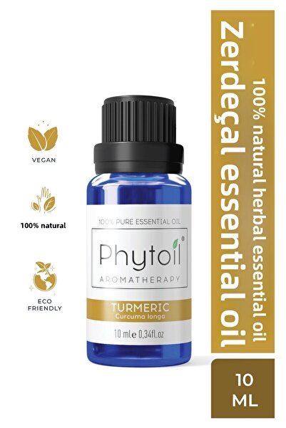 phytoil زيت الكركم العطري العضوي - زيت الكركم العطري العشبي النقي والطبيعي 100% 10 مل