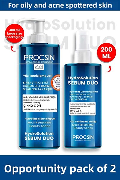 PROCSIN Hydrosolution Tonic + Gel Pack