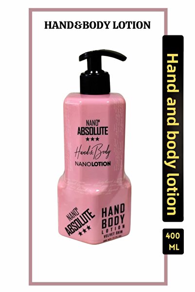Nano Absolute 500 ml Hand and Body Lotion Velvet Skin Moisturizing and Soothing