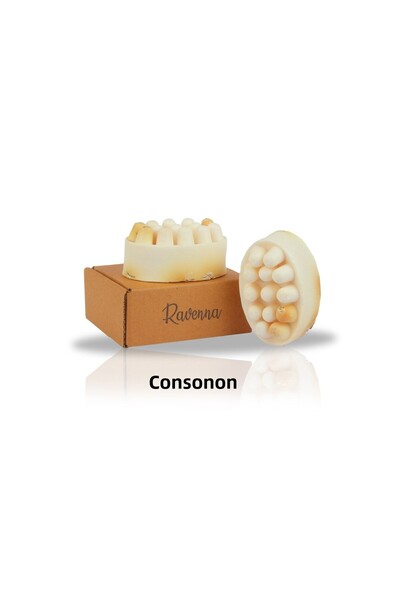 RAVENNA صابون تدليك طبيعي مصنوع يدوياً من الأوكالبتوس وغطاء الليمون 120 جرام