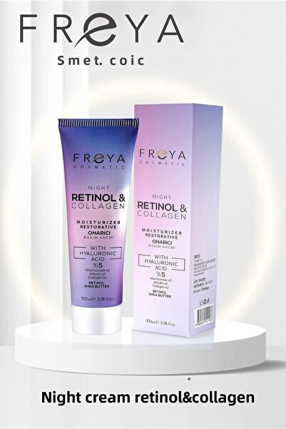 Freya كريم ريتينول وكولاجين للعناية بالإصلاح - كريم ليلي 100 مل