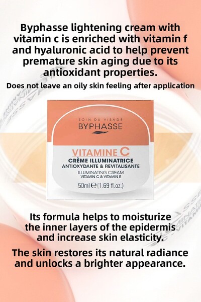 BYPHASSE Vitamin-C Skin Booster Skin Brightening Cream 50ml