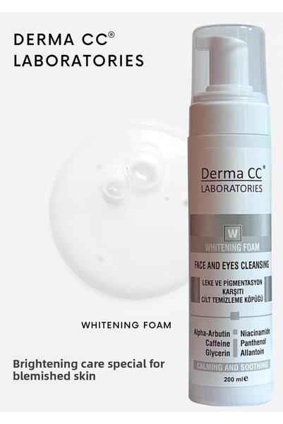 Derma CC LABORATORIES Whitening Foam Anti-Blemish Cleanser 200 ml + Firming Tonic 150 ml