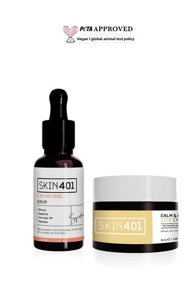 Skin401 روتين العناية بالريتينول والحاجز