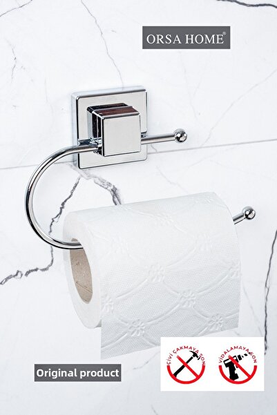 ORSA HOME 603 حامل ورق لاصق مربع كروم