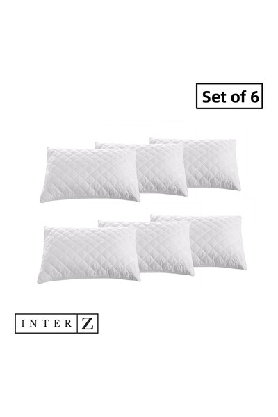 MELONIE Set 6 perne protectoare intercalare saltele matlasate 50 X 70 Cm