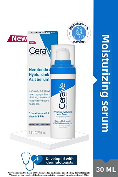 CeraVe Hyaluronic AcidSerum- Moisturizing, 30 Ml