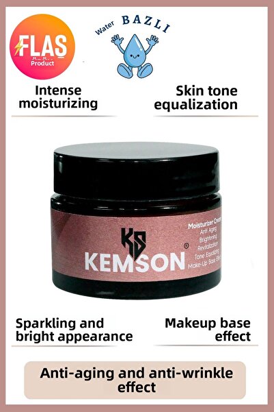 KEMSON 5 تأثيرات مضادة للشيخوخة، تفتيح، تنشيط، توحيد اللون، تأثير قاعدة المكياج
