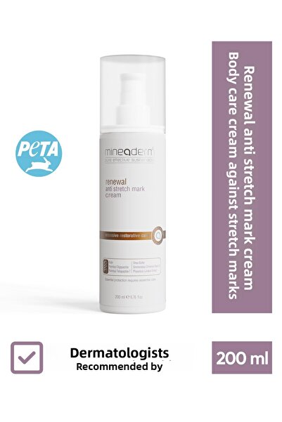 mineaderm كريم العناية بالجسم ضد علامات التمدد / كريم تجديد مضاد لعلامات التمدد