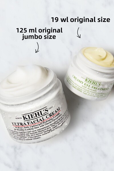 Kiehl's كريم مرطب للوجه وكريم العين الكريمي وكريم العين بالأفوكادو، مجموعة من...