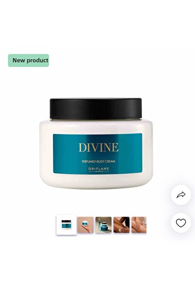 Oriflame Divine Perfumed Body Cream with New Packaging