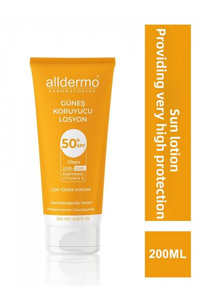 Alldermo Panthenol Sun Lotion Spf50 200 Ml