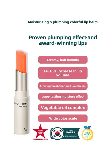 Village 11 Factory Village11 Factory Plumpang Color Lip Balm Coral 4g - Moist...