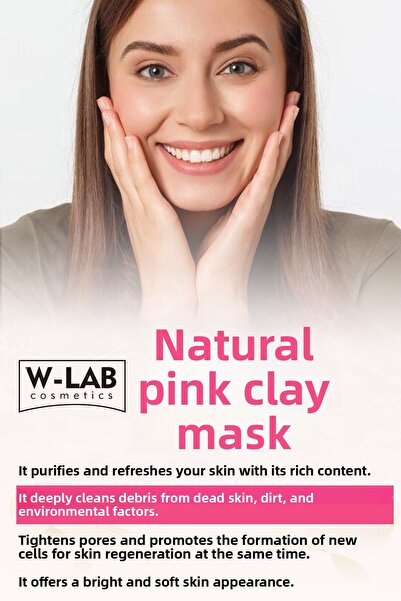 W-Lab Cosmetics Purifying Antioxidant Pink Clay Mask 250 ml