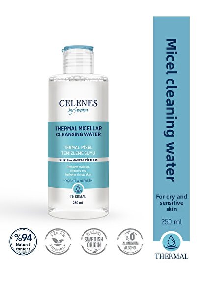 Celenes Thermal Cleansing Water 250 ml Micellar Dry/Sensitive Skin *36