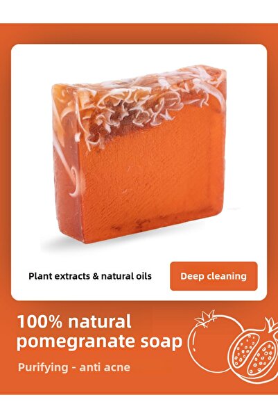 Zeynep Büyükbay Natural Pomegranate Soap - Pomegranate and Elbisezubani