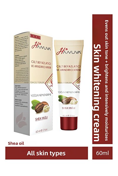 Hanuva كريم تبييض وتفتيح البشرة بزيت الشيا 60 مل