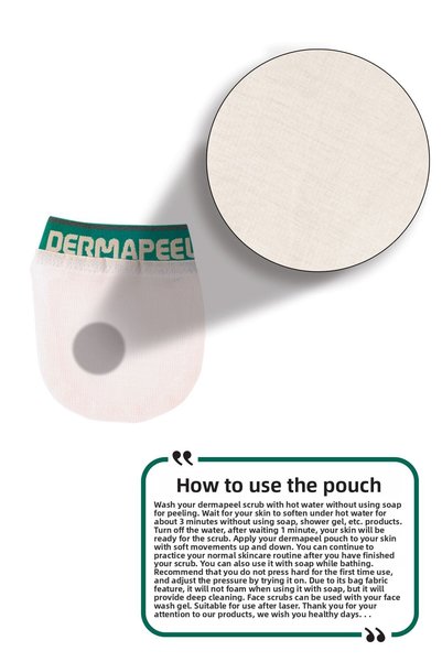 Dermapeel مقشر الوجه من الحرير الطبيعي