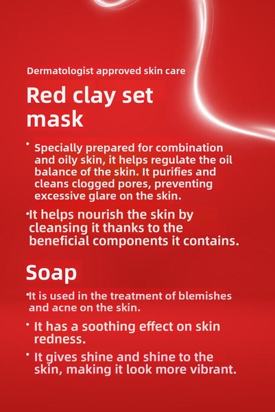 Baga Red Clay Set Mask & Soap
