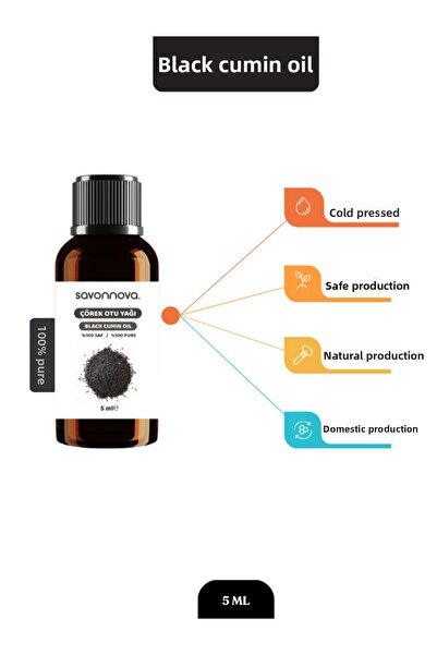 Savonnova 100% Pure Natural Black Cumin Oil - 5 ml