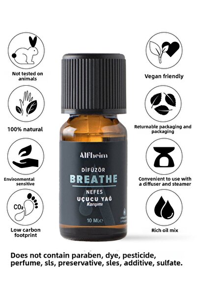 Alfheim Breathe 10 ml Essential Oil - Diffuser and Censer