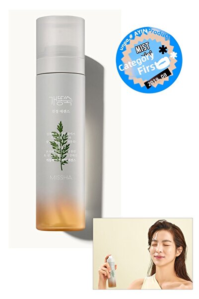 Missha Artemisia Calming Essence Mist - للبشرة الحساسة، 120 مل مرطب