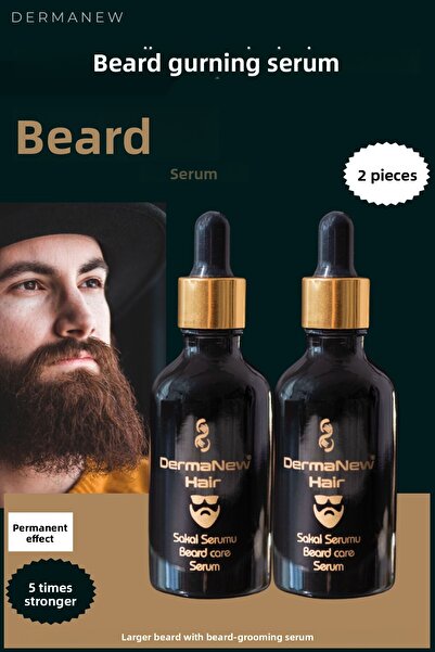 dermanew hair Beard Noise Serum - 2 Pieces 2X50Ml