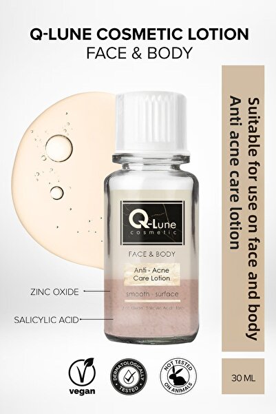 Q Lune لوشن مجفف حب الشباب / لوشن شد المسام 30 مل (لوشن العناية بالحب الشباب ...