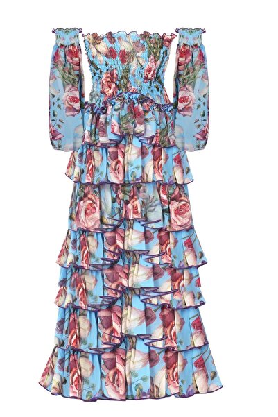 Nur Karaata Rosa Blu Dress