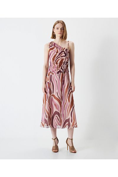 İpekyol Patterned draped dress