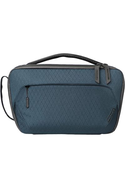 Promate Versatile Handbag, Rip-Resistant Nylon Fabric, Multiple Compartments & Pockets, Includes Lea