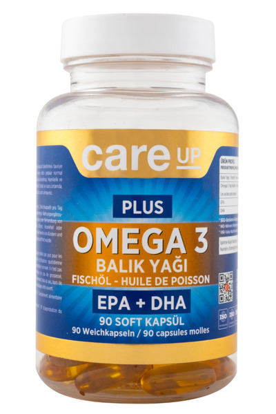 Care Up Omega 3 Içeren Takviye Edici Gıda 90 Soft Kapsül