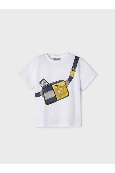 MAYORAL Tricou pentru băiat cu geantă 3018