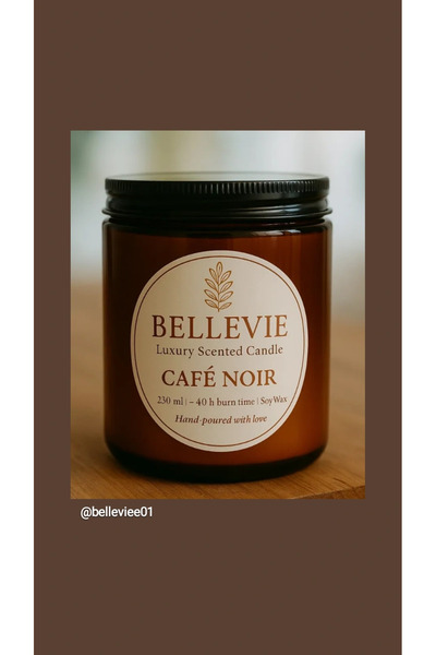 Handmade Bellevie Candles Kavanoz Kokulu Mum