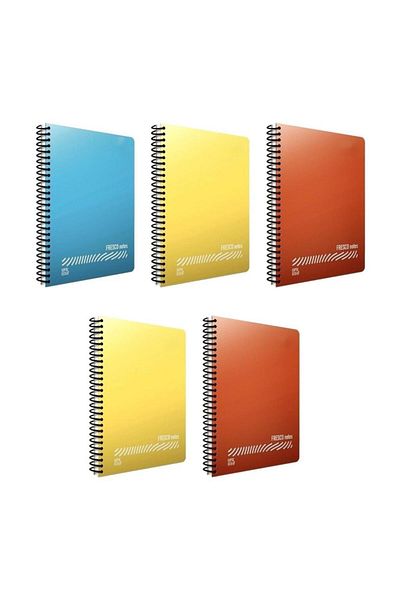 Gıpta Eco Pp 80 Yp. A4 Spiral Pp. Cover Notebook 3 Checkered 2 Lines - (Frc)