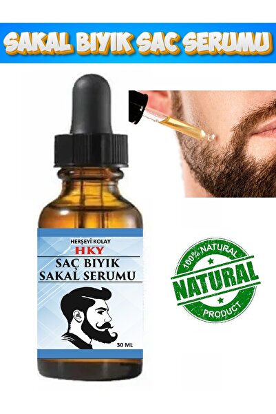 Herşeyi Kolay Saç Sakal Serumu 30ml Saç Sakal Bıyık Serumu