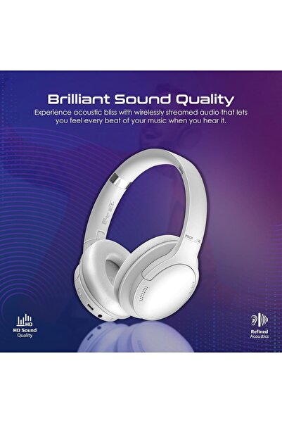 Promate Wireless Headphones, Hi-Fidelity Over-Ear Wired/Wireless Bluetooth v5.3 Headset with Microph