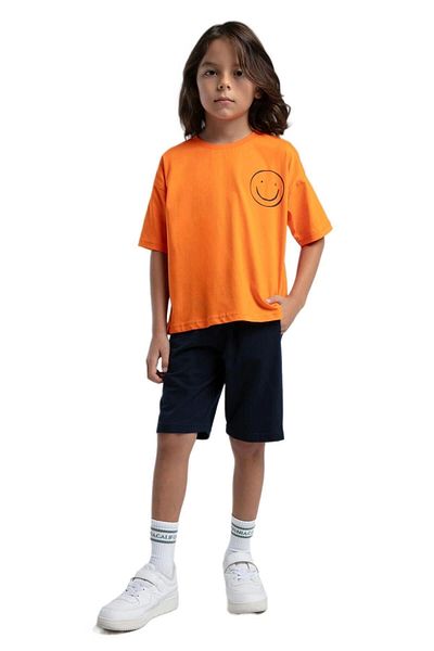 Rolypoly Boy's Bermuda Suit - Orange