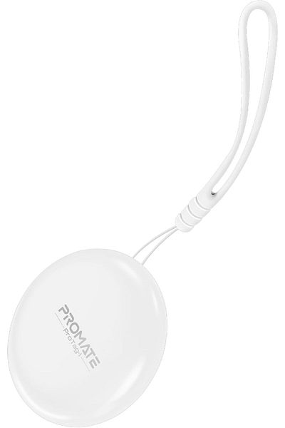 Promate Ultra-compact Smart Precision Tracking Wireless Tag for Apple Find My App, Loud Alarm Sound,