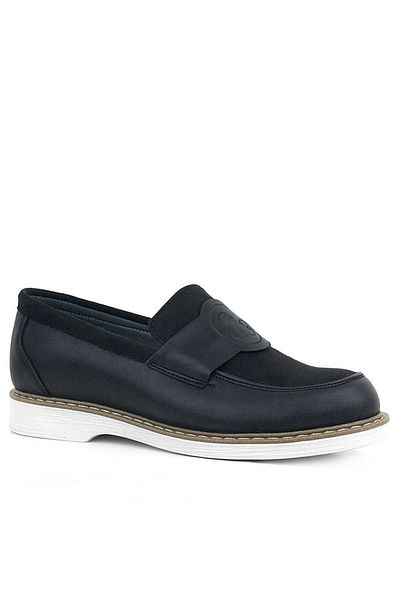 Rakerplus Pantofi de școală clasici pentru copii Pixel Black Loafer