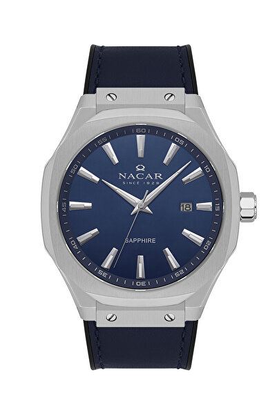 Nacar SAFİR CAM MAVİ ERKEK KOL SAATİ NC34-29B684-ALL3