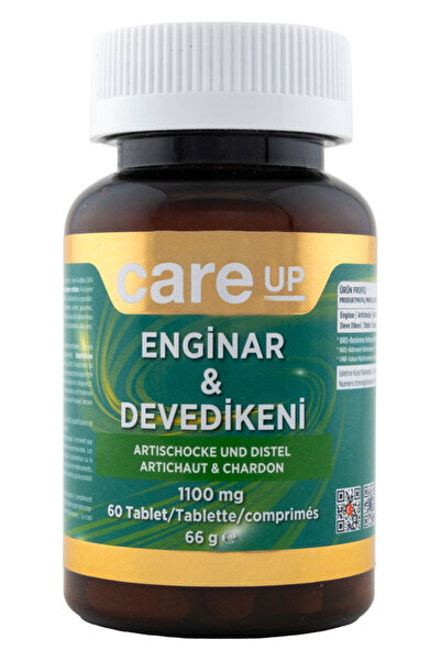 Care Up Enginar Ve Devedikeni İçeren Bitkisel Tablet 60'lı